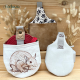 Stickdatei Beutel Set mit 5 Größen, In The Hoop Hundeleinentasche armadillo L-Bag