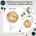ITH Stickdatei Kuscheltier Wurm in 7 Größen ab 10x10 Rahmen - Sewando