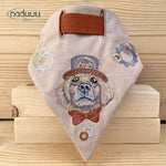 Stickdatei Halstuch für Hunde 3 Größen, Bandana mit Motiv und blanko - Sewando