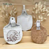 Stickdatei Beutel 13x18, In The Hoop Hundeleinentasche armadillo L-Bag