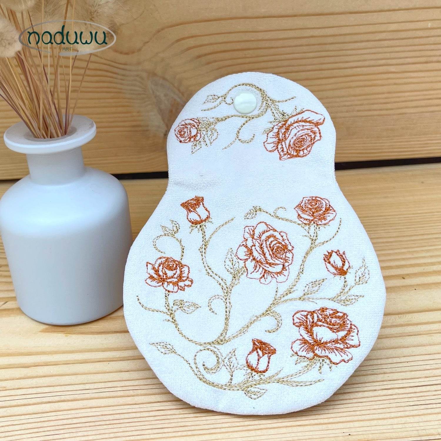 Stickdatei Round Rosi Bag Set mit 3 Größen, ITH runde Tasche - Sewando