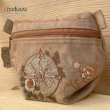 Stickdatei Umhängetasche Set mit 5 Größen, ITH Stickdatei Rosemary Bag