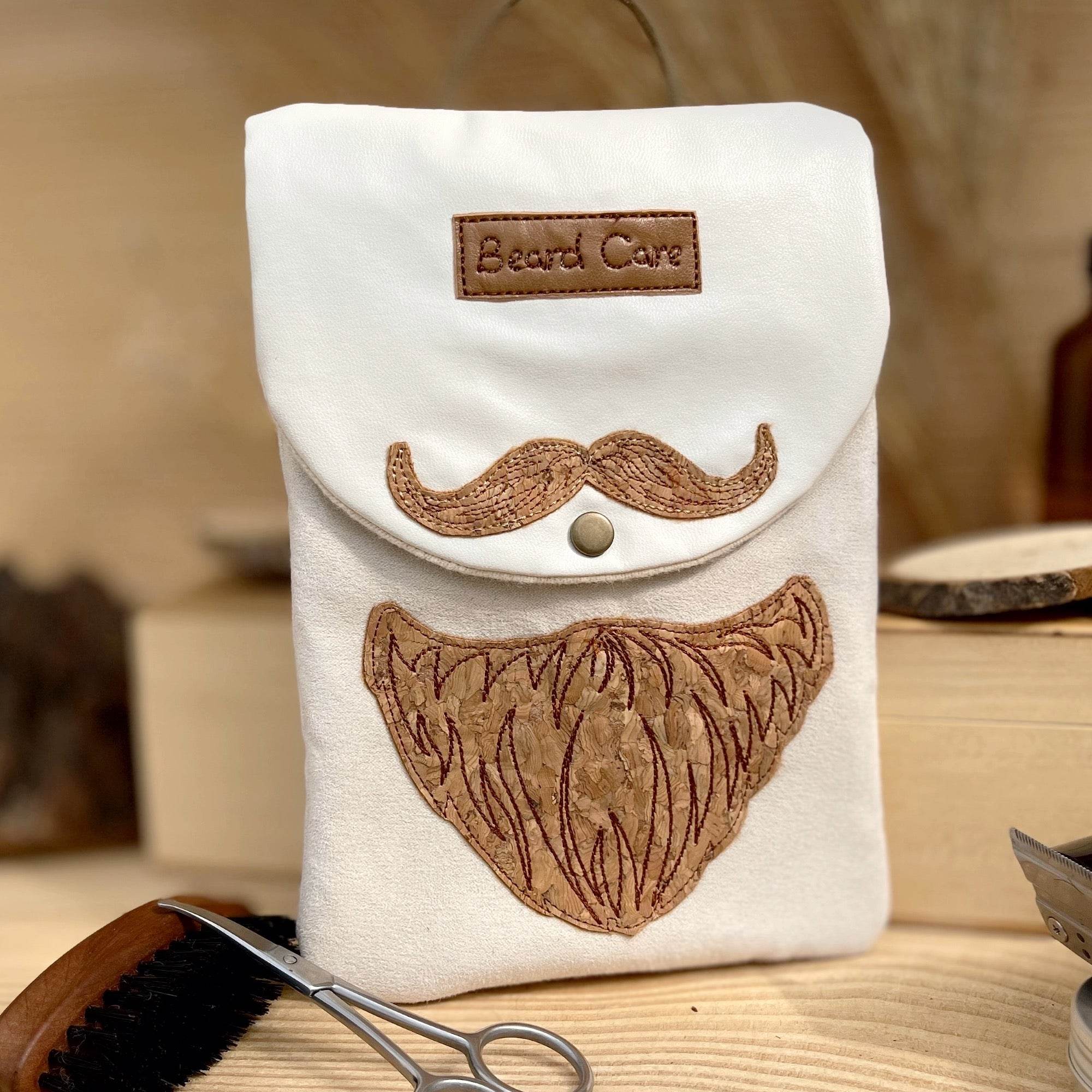 Stickdatei Beard Care Bag “BC” 16x23, In The Hoop Tasche - Sewando