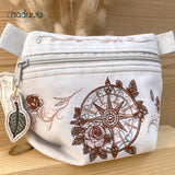 Stickdatei Umhängetasche Set mit 5 Größen, ITH Stickdatei Rosemary Bag