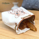 Stickdatei Leckerchenbeutel Set, ITH Futterbeutel armadillo 4 Größen mit und ohne Motiv - Sewando