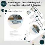 Stickdatei Baggy Pant Anhänger Set, ITH Anhänger in 3 Größen - Sewando