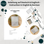 Stickdatei Impfpass Hülle 13x18 für Katzen, ITH Stickdesign - Sewando