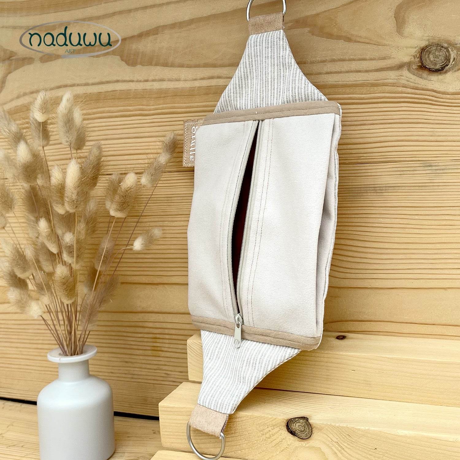 ITH Stickdatei Crossbody Bag 15x21, In The Hoop Tasche PaperBag Stulle - Sewando