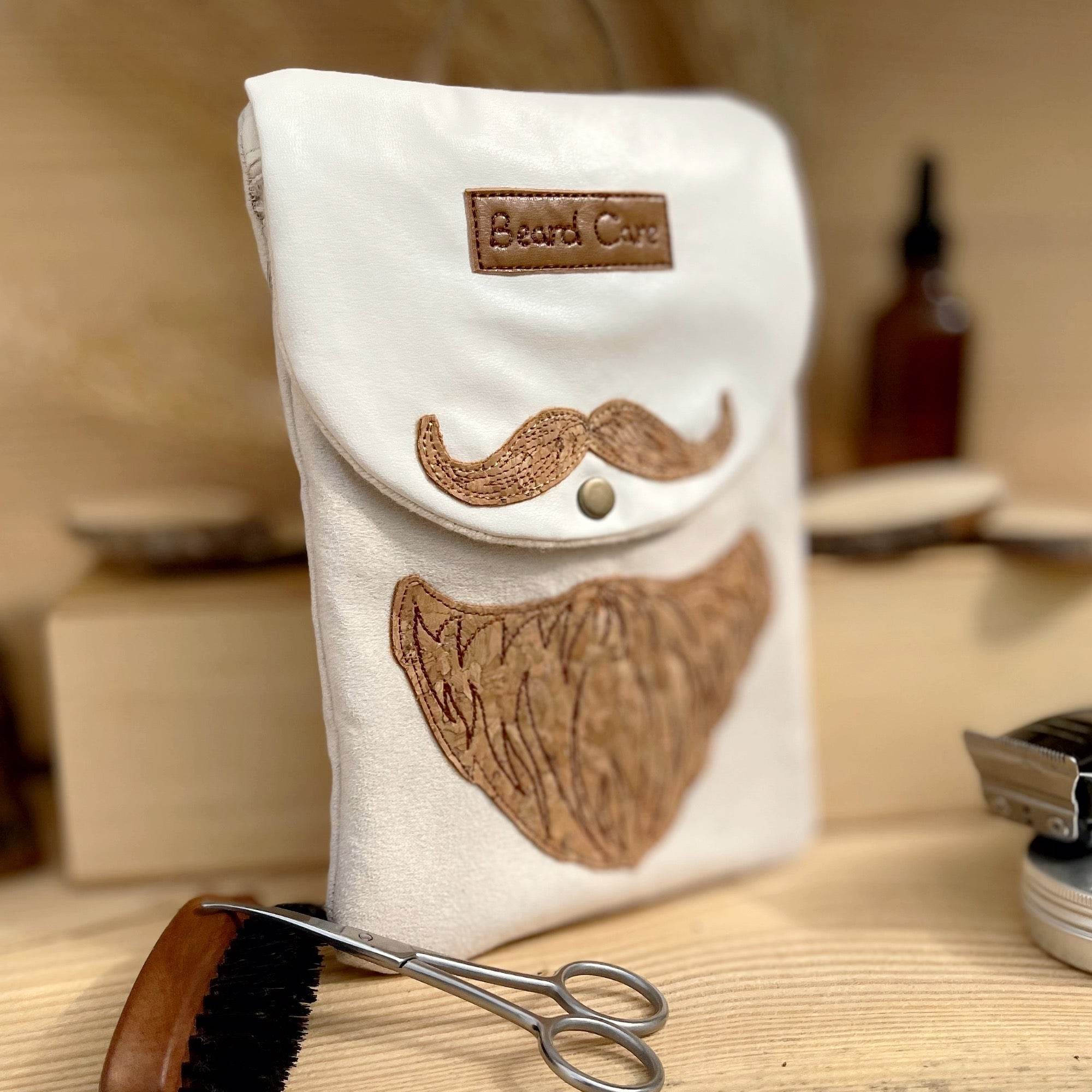 Stickdatei Beard Care Bag “BC” 16x23, In The Hoop Tasche - Sewando
