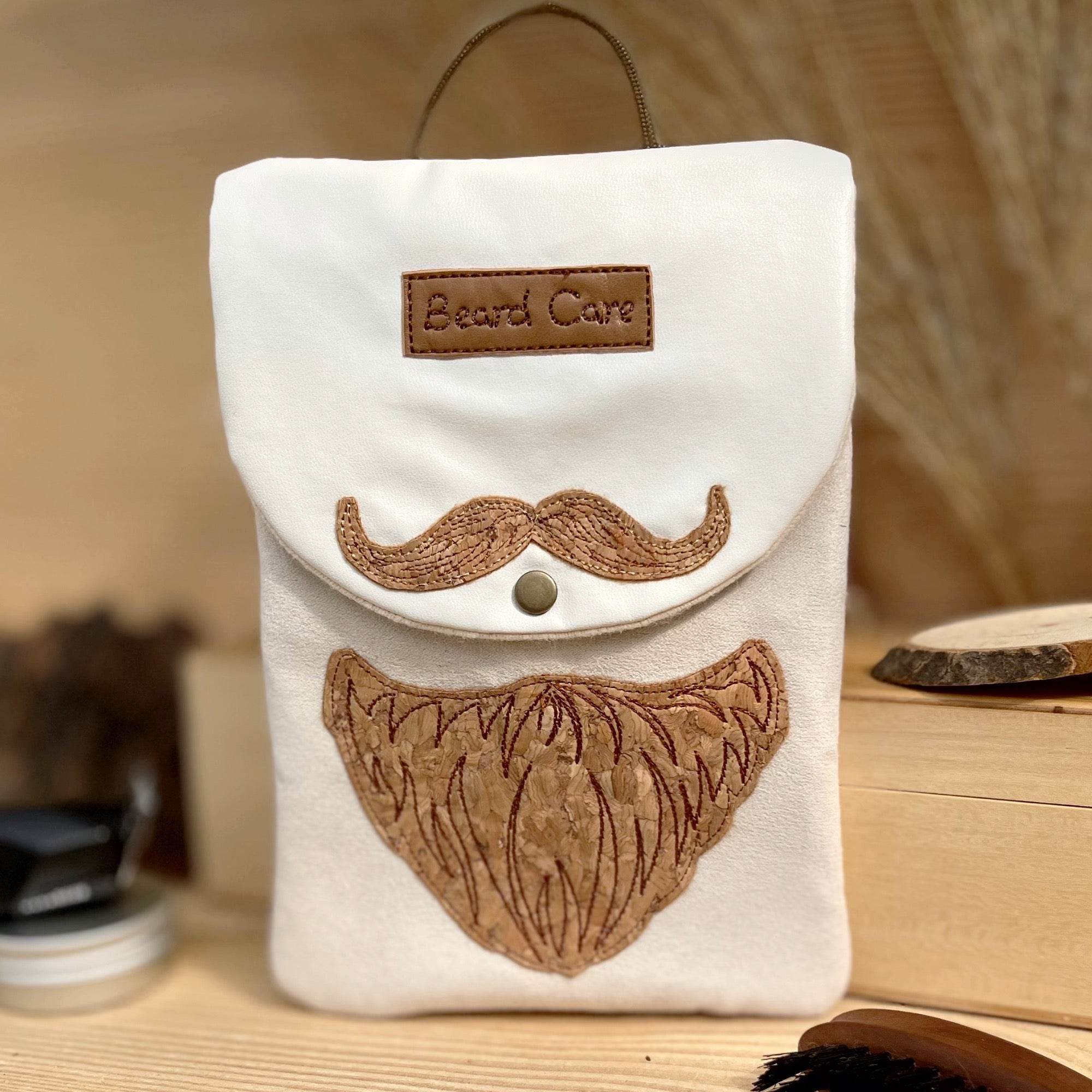Stickdatei Beard Care Bag “BC” 16x23, In The Hoop Tasche - Sewando