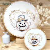 Stickdatei Kürbis in 7 Größen, Halloween Steampunk ab 9x10 - Sewando