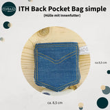 Stickdatei Jeanstasche 10x10, In The Hoop Back Pocket - Sewando