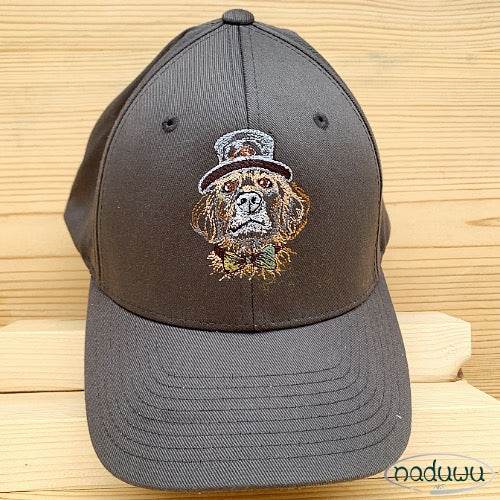 Stickdatei Hund Steampunk Set 7 Größen, Steampunkhund Scribble ab 6x7, Stickdesign Hund mit Fliege und Zylinder - Sewando