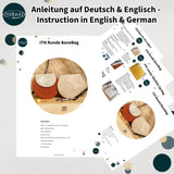 Stickdatei Tasche Set mit 3 Größen ab 13x18, In The Hoop runde BoneBag - Sewando
