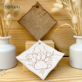 ITH Stickdatei Geschenkumschlag mit Pfote 13x18, 16x26 & Geschenkanhänger 10x10 - Sewando