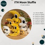Stickdatei Mond Stuffie Set mit 7 Größen, ITH Kuschel-Mond - Sewando