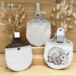 Stickdatei Beutel 16x23, In The Hoop Hundeleinentasche armadillo L-Bag - Sewando