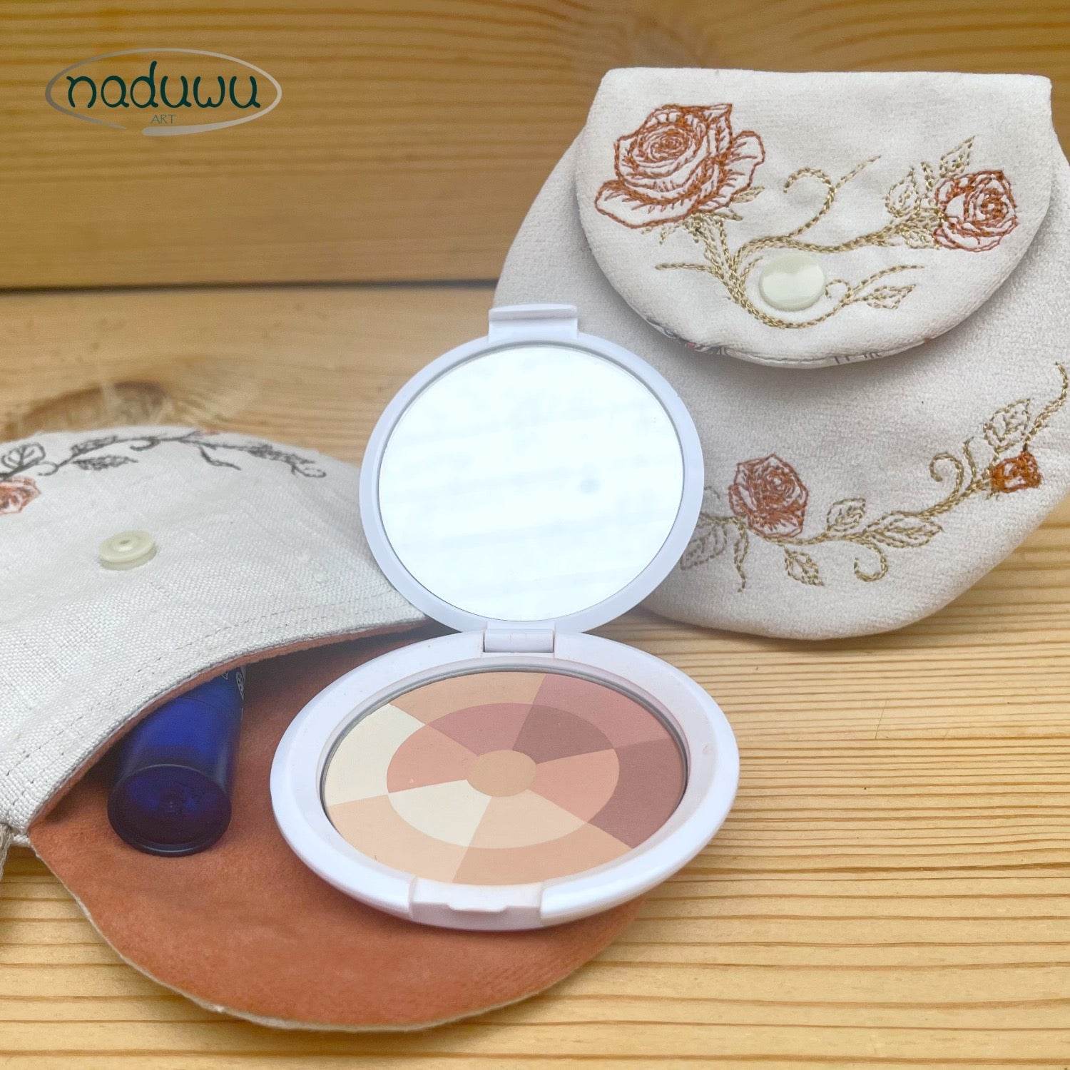Stickdatei Round Rosi Bag Set mit 3 Größen, ITH runde Tasche - Sewando