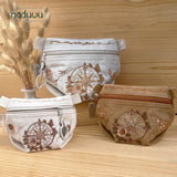 Stickdatei Umhängetasche Set mit 5 Größen, ITH Stickdatei Rosemary Bag