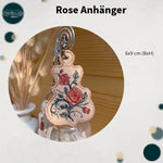 Stickdatei Rose Anhänger 6x9, ITH Schlüsselanhänger - Sewando