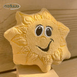 Stickdatei Sonne Stuffie 13x13, ITH Kuschelkissen Sunny - Sewando