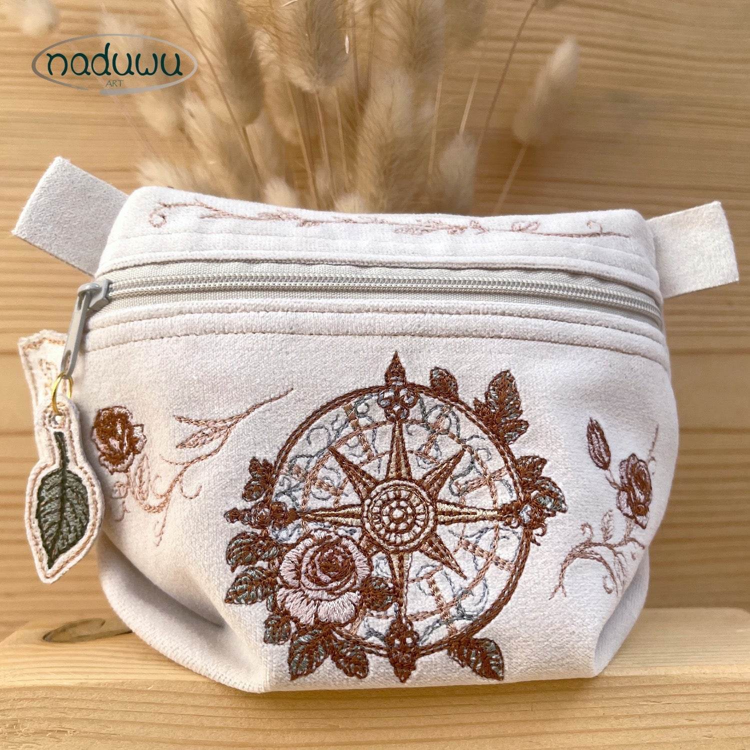 Stickdatei Umhängetasche 3er Set S, M, L, ITH Stickdatei Rosemary Bag - Sewando