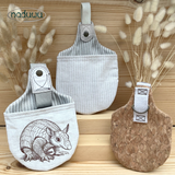 Stickdatei Beutel 16x23, In The Hoop Hundeleinentasche armadillo L-Bag