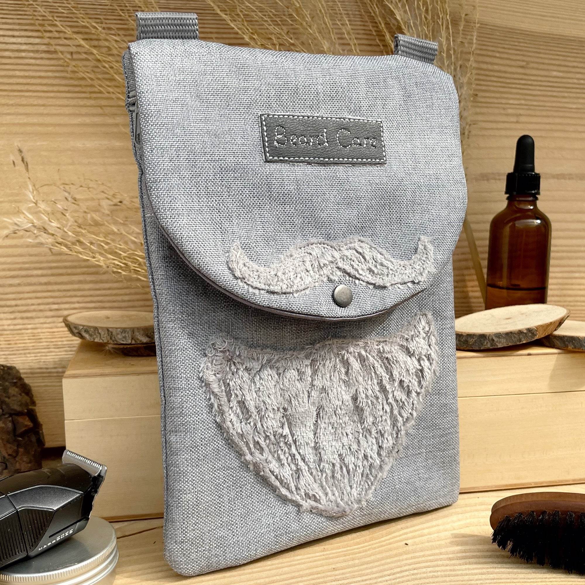 Stickdatei Beard Care Bag “BC” 18x25, In The Hoop Tasche - Sewando