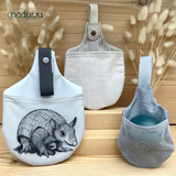 Stickdatei Beutel 16x23, In The Hoop Hundeleinentasche armadillo L-Bag