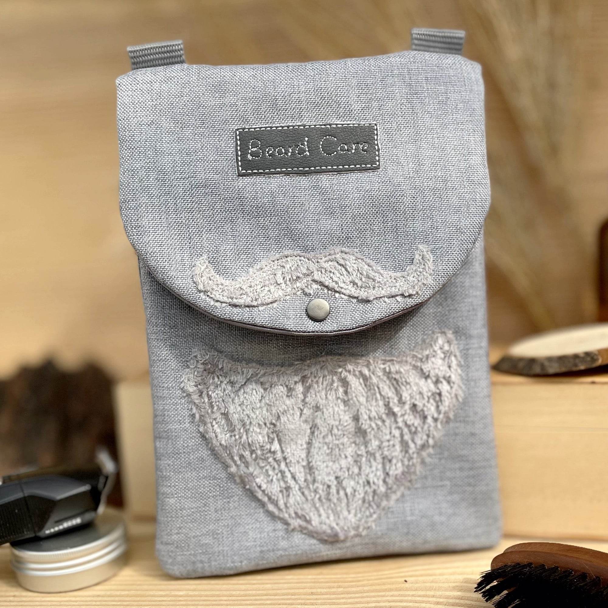 Stickdatei Beard Care Bag “BC” 18x25, In The Hoop Tasche - Sewando