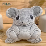 Stickdatei armadillo Stuffie 18x20, ITH Stickdatei Gürteltier Kuscheltier