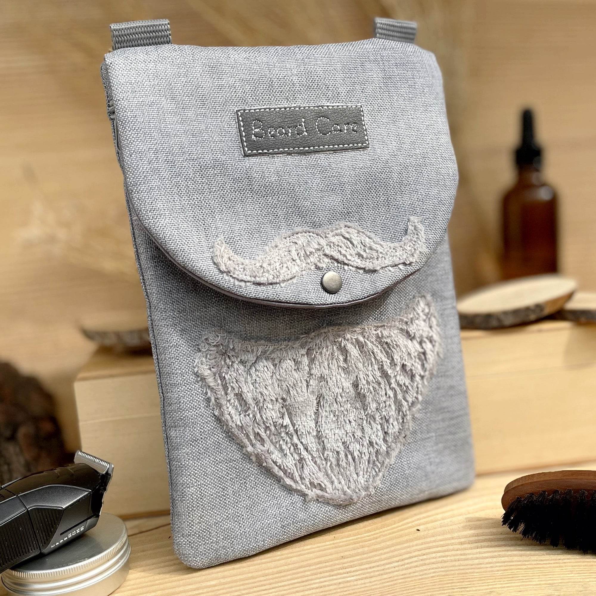 Stickdatei Beard Care Bag “BC” 18x25, In The Hoop Tasche - Sewando