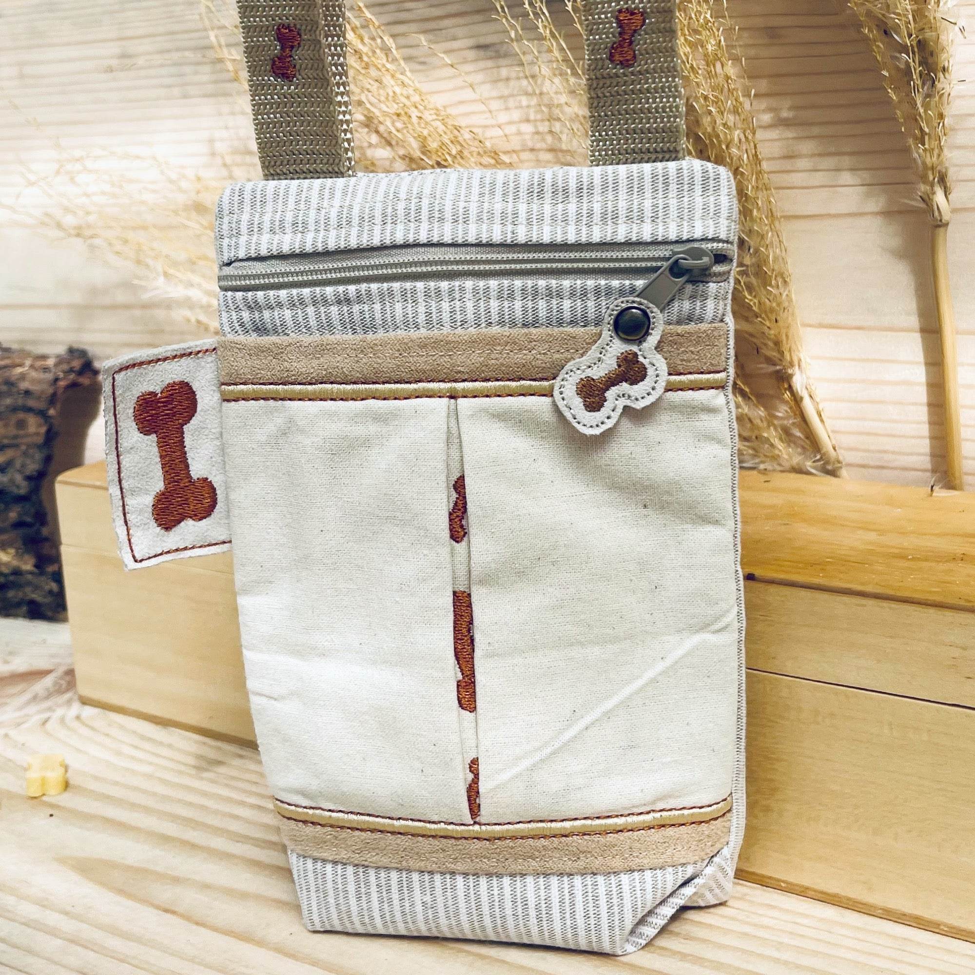 Stickdatei Tasche Set mit 3 Größen, S, M, L, ITH LongBone Bag - Sewando