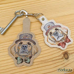Stickdatei FREEBIE Steampunk Hund 6x10, ITH Anhänger - Sewando