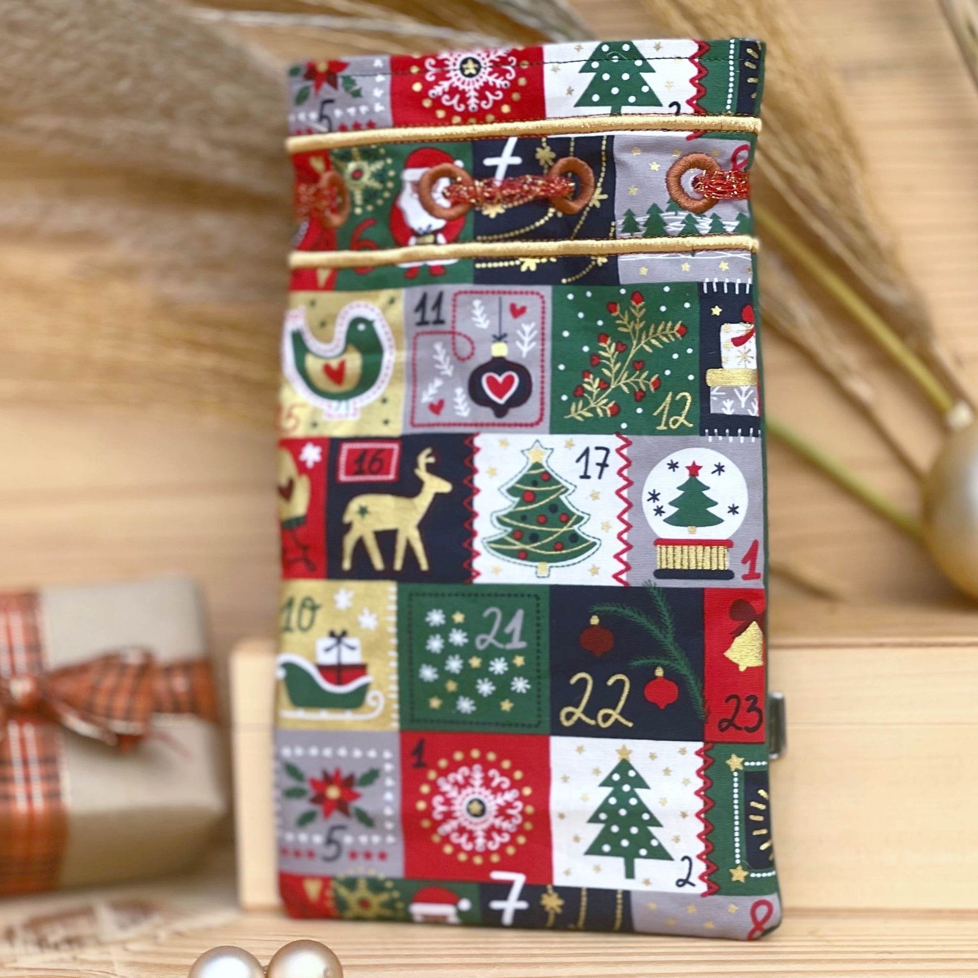 Stickdatei Geschenkbeutel in 16x26, ITH Beutel “Wrap” mit Innenfutter - Sewando