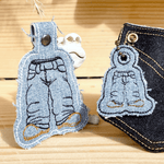 Stickdatei Baggy Pant Anhänger Set, ITH Anhänger in 3 Größen - Sewando