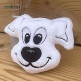Stickdatei Hund Stuffie Set, ITH Kuschelkissen Schnuffelkopp in 18x16