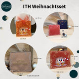 ITH Stickdatei Weihnachten Set, Geschenkumschlag und Anhänger - Sewando
