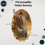 Stickdatei Futterdummy 6x16, ITH Trainings Dummy armadillo - Sewando