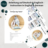 ITH Stickdatei Crossbody Bag 15x21, In The Hoop Tasche PaperBag Stulle - Sewando