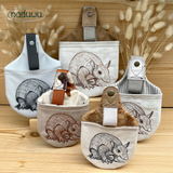Stickdatei Beutel Set mit 5 Größen, In The Hoop Hundeleinentasche armadillo L-Bag