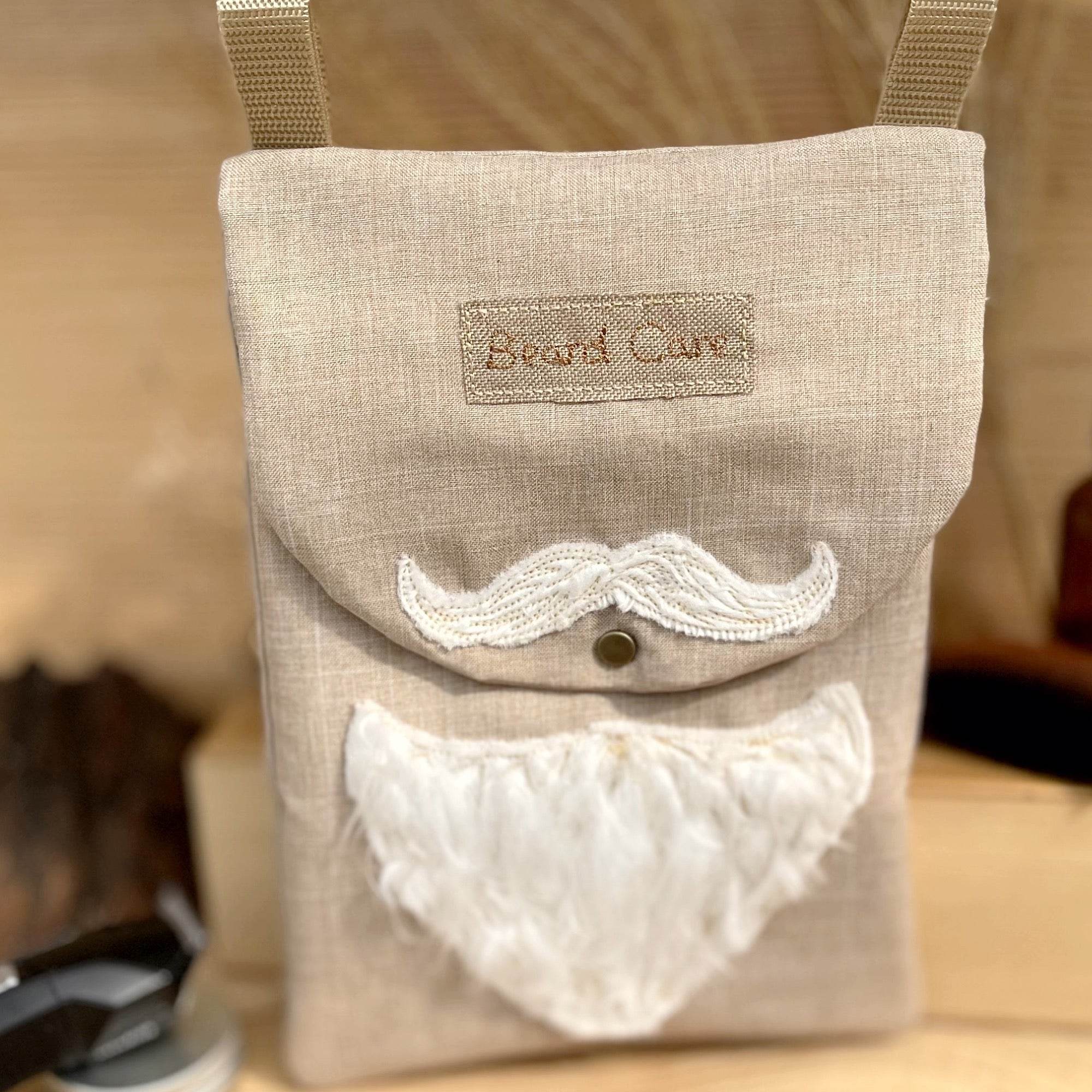 Stickdatei Beard Care Bag “BC” 20x28, In The Hoop Tasche - Sewando
