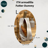 Stickdatei Futterdummy Set 9x20, ITH Trainings Dummy armadillo