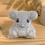 Stickdatei armadillo Stuffie Set 6 Größen, ITH Stickdatei Gürteltier