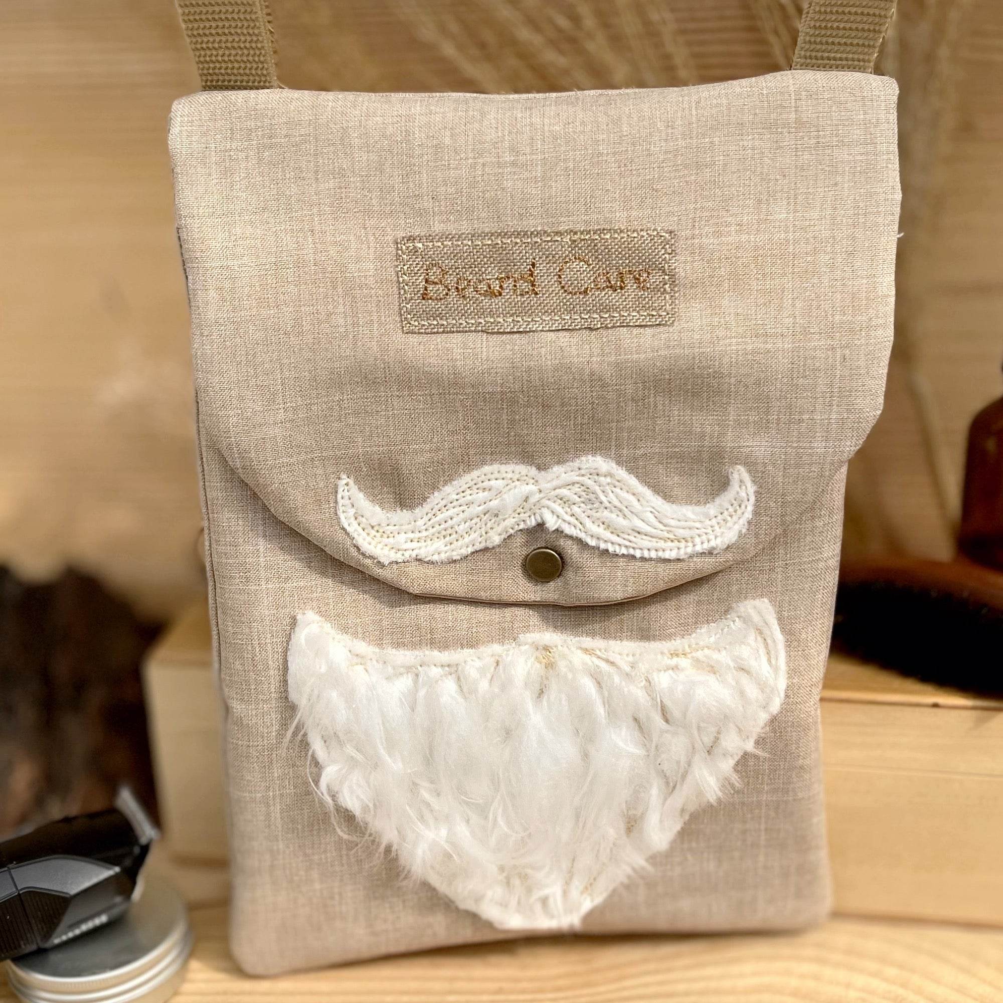 Stickdatei Beard Care Bag “BC” 16x23, In The Hoop Tasche - Sewando