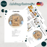 Stickdatei U-Hefthülle für Din A5, ITH 20x30 für U-Heft