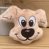 Stickdatei Hund Stuffie Set, ITH Kuschelkissen Schnuffelkopp in 16x14