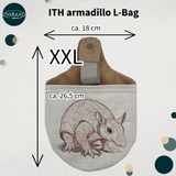 Stickdatei Beutel 20x28, In The Hoop Hundeleinentasche armadillo L-Bag
