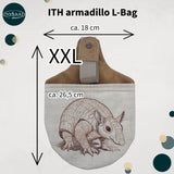 Stickdatei Beutel 20x28, In The Hoop Hundeleinentasche armadillo L-Bag - Sewando