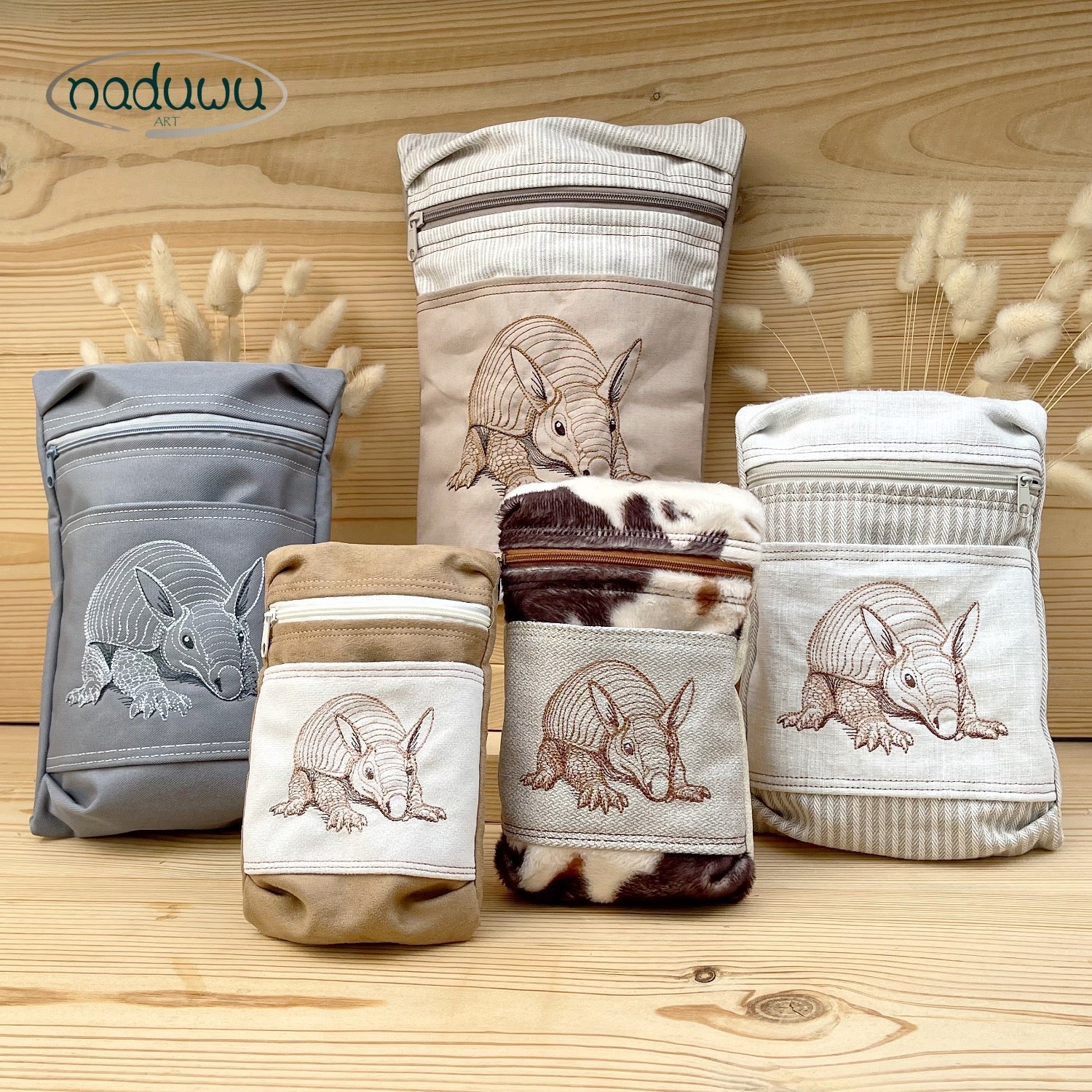 Stickdatei BoxyDillo Bag 18x25, ITH Tasche mit Reißverschluss - Sewando